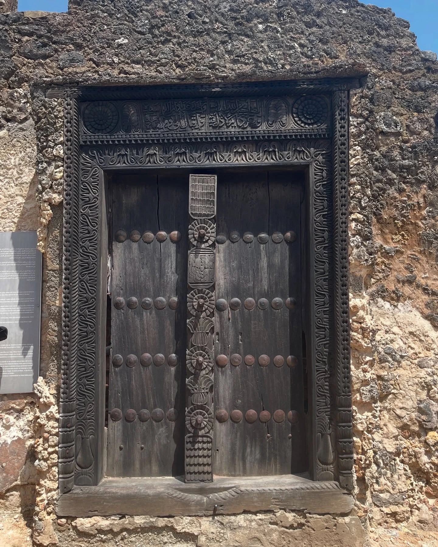 Ancient structure at Fort Jesus in Mombasa for photography