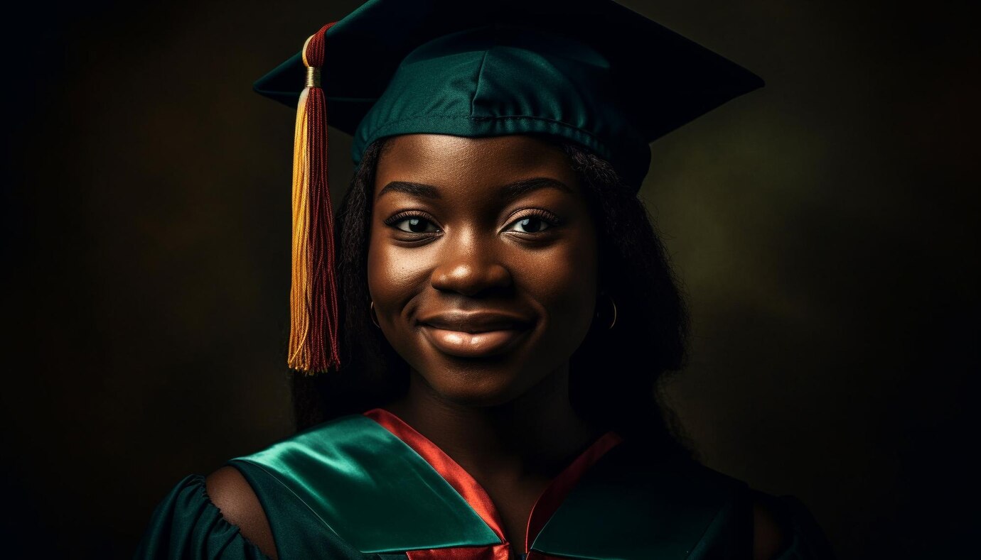 graduation portrait in Kenya