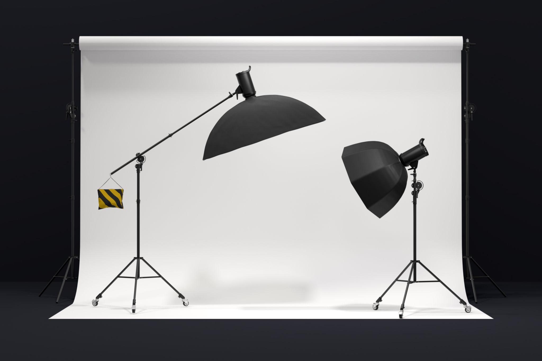 Image of studio lighting setup