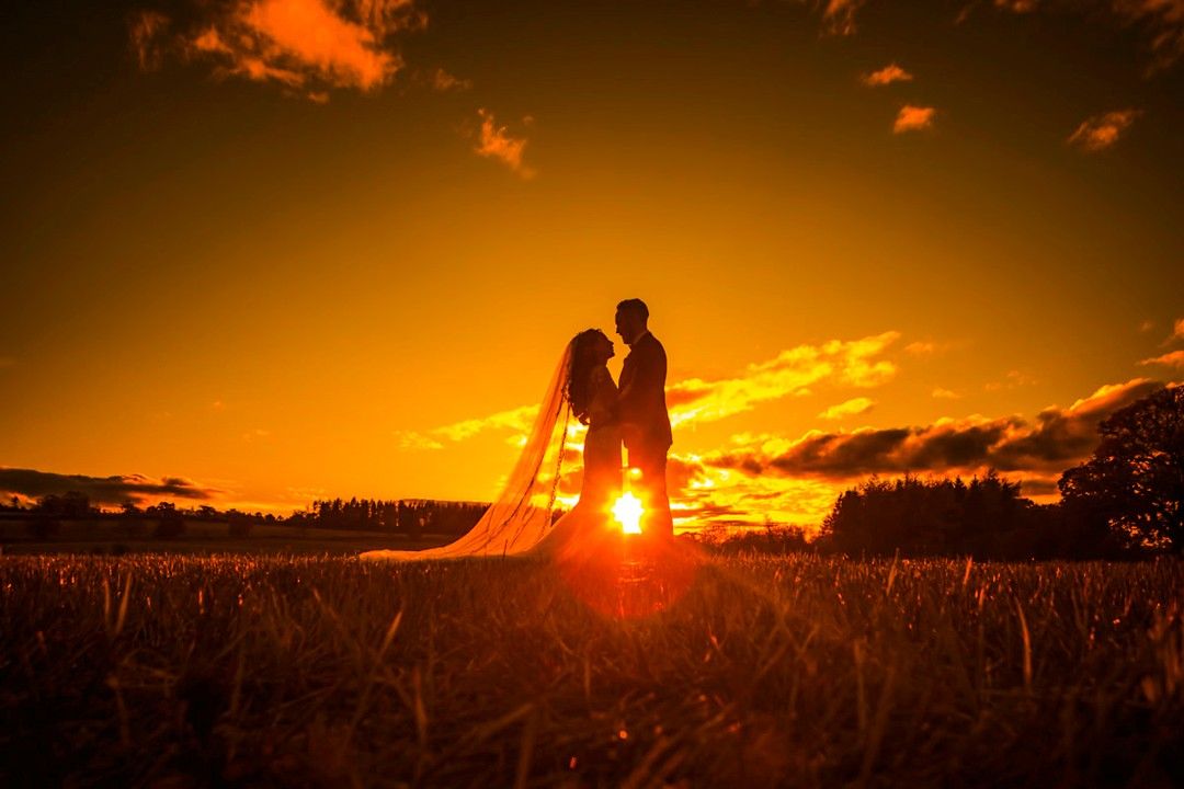 Golden Hour Silhouette Poses for couples