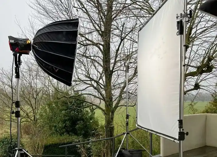 Professional lighting setup for outdoor photography kenya