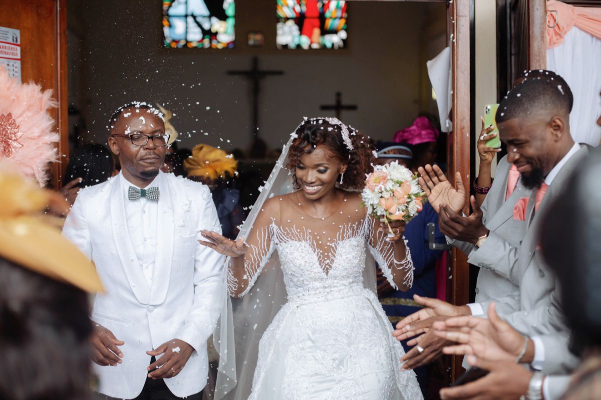 Kenyan church wedding
