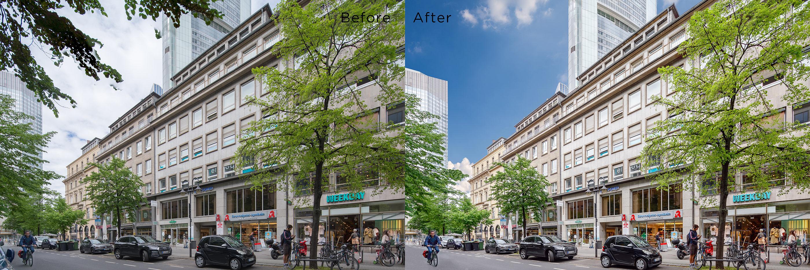 Edited real estate photo in Nairobi CBD