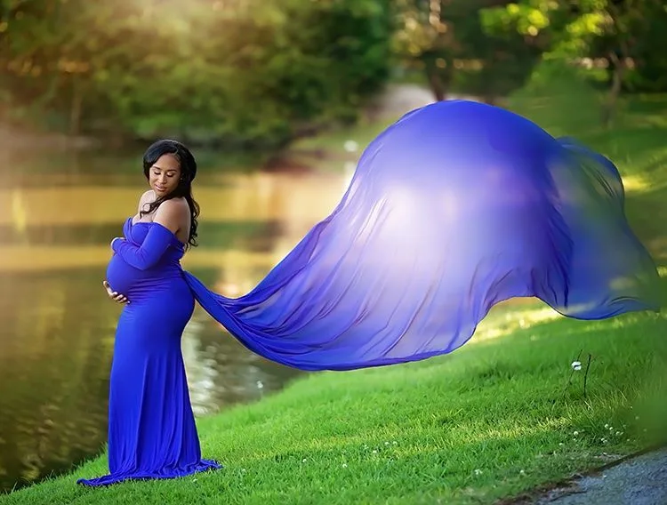 Golden hour maternity photoshoot using professional lighting techniques in Kenya