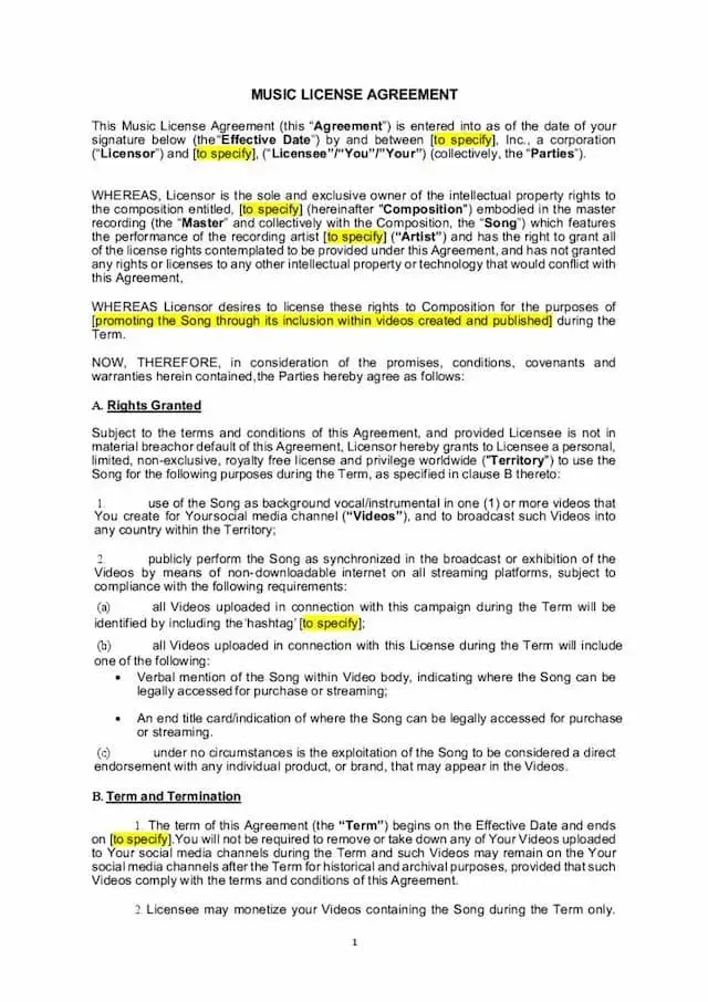 Image of a royalty-free music licensing requirements for social media content in Kenya.