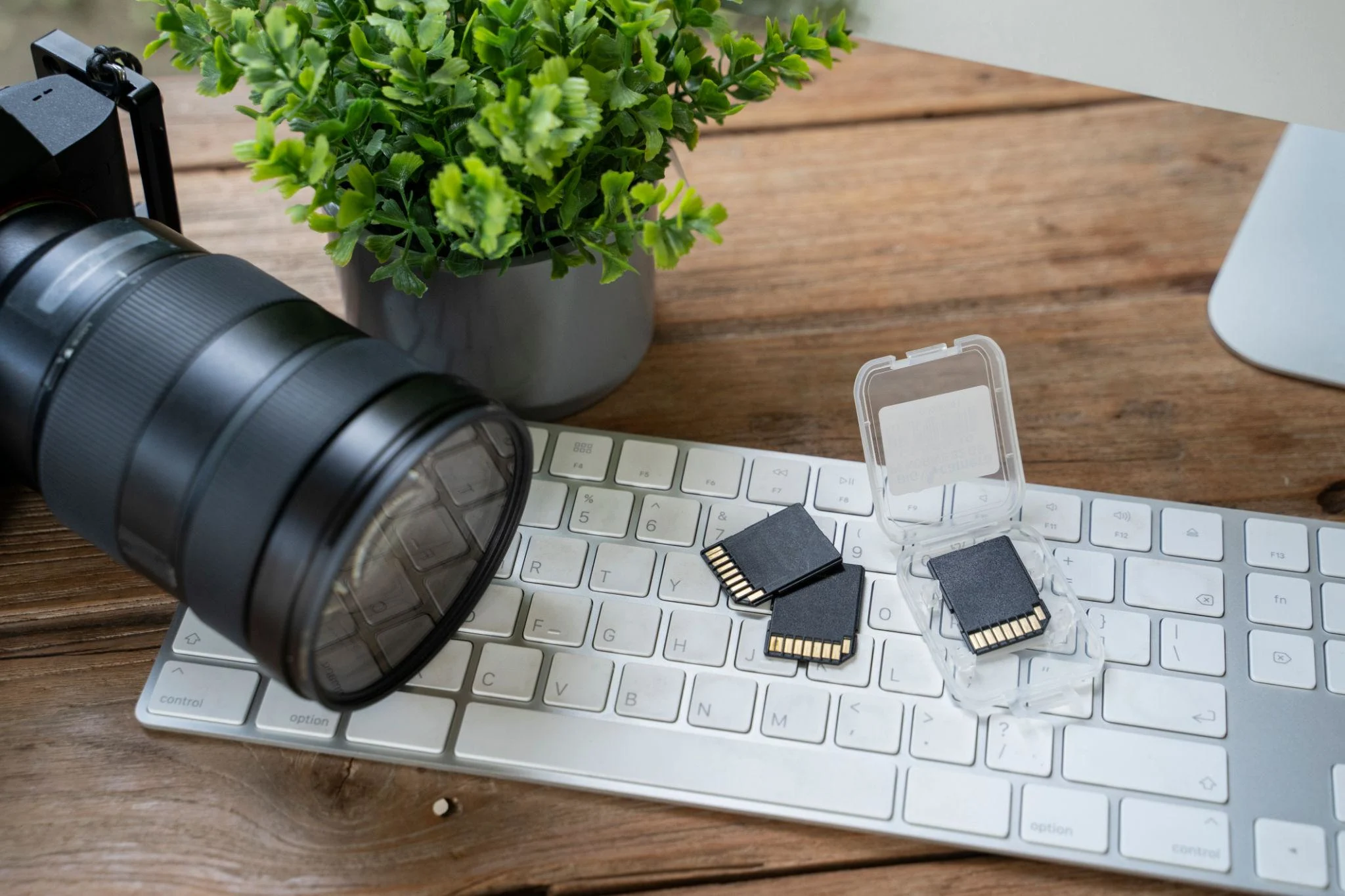 Photography data backup workflow using memory cards and portable SSD drives