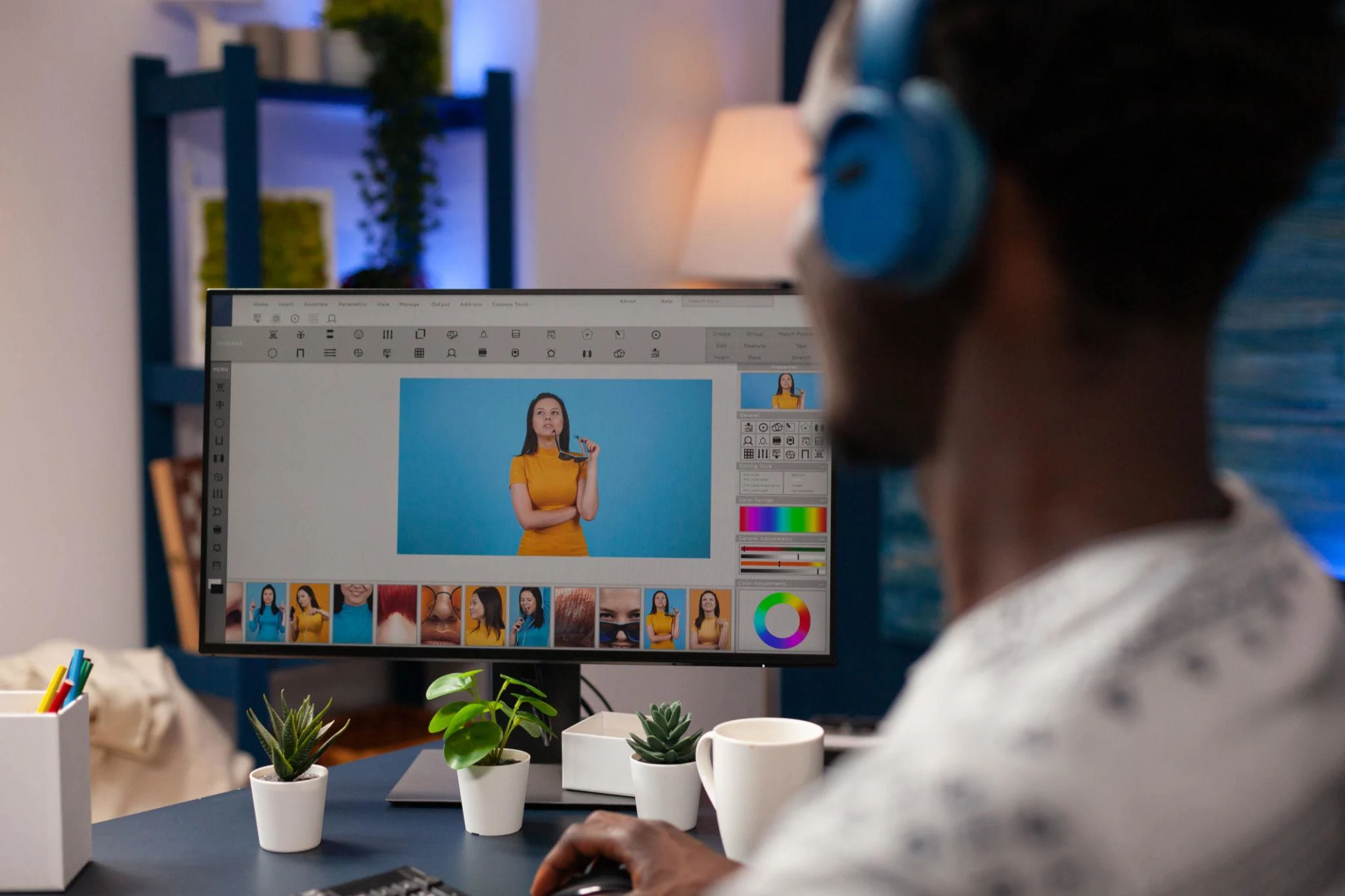 Professional photo editing and post-production workflow