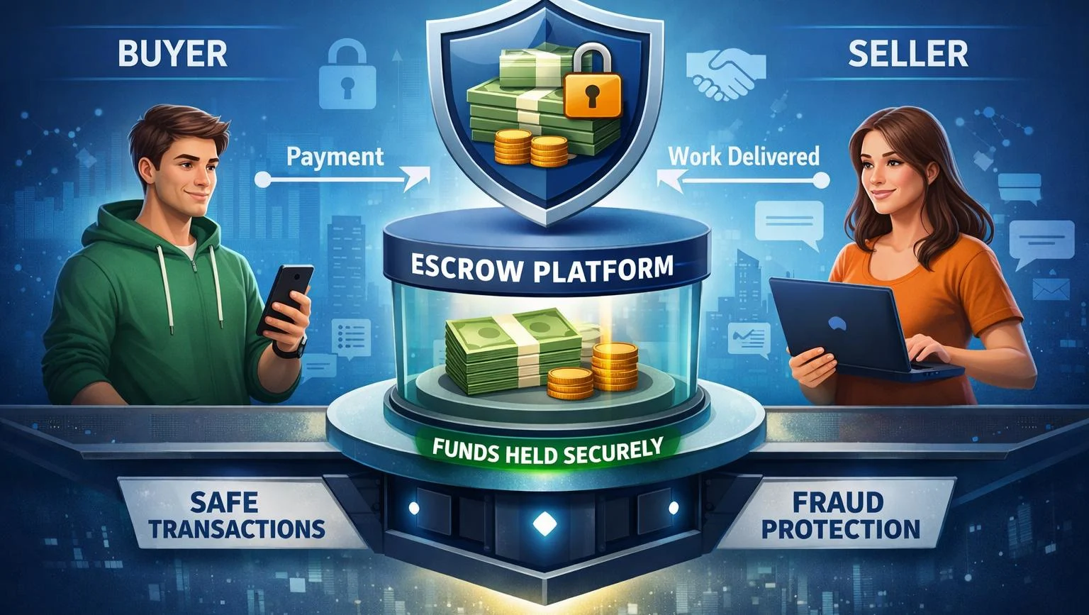 Secure online payment system protecting photography booking deposits